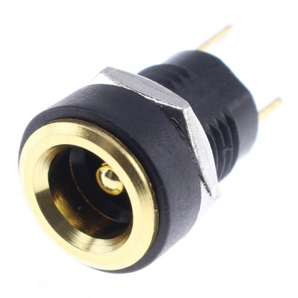 Jack DC 5.5 / 2.1mm Plug Gold Plated