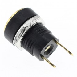 Jack DC 5.5 / 2.1mm Plug Gold Plated