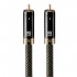 RAMM AUDIO ELITE 8 RCA Cables OCC Copper Cryo Gold Plated 0.5m (Pair)