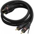 MONACOR Câble de Modulation RCA-RCA + Fil de masse 1.5m