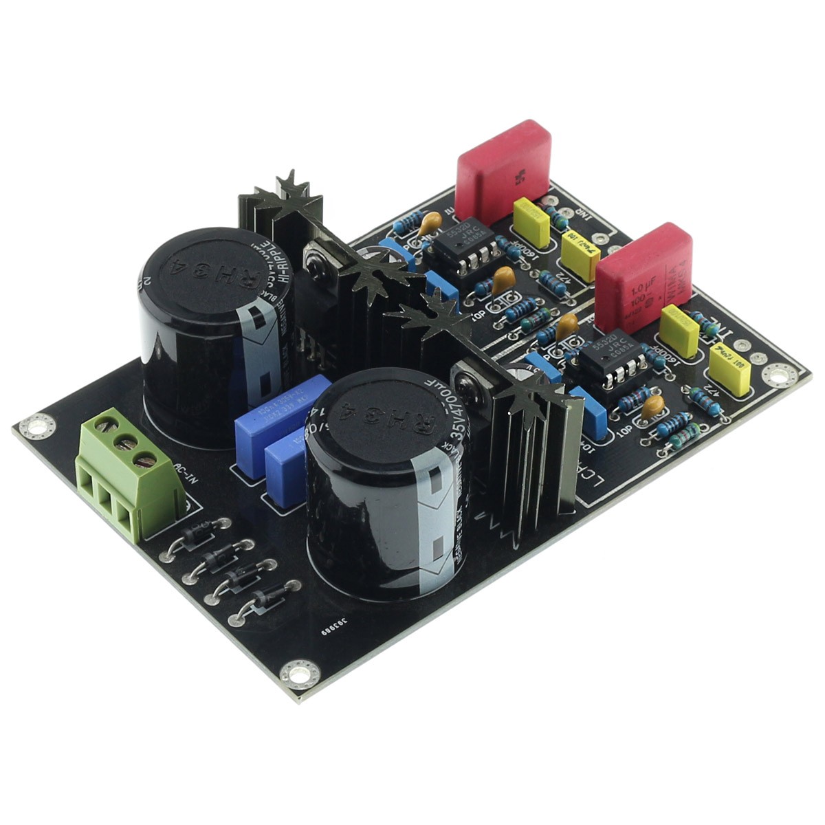 Module Préamplificateur Phono Faible Bruit AOP JRC5532