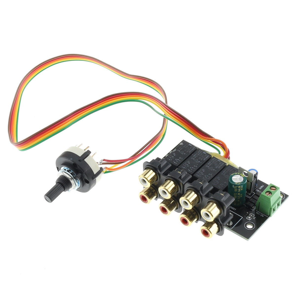 4 channel stereo source selector module