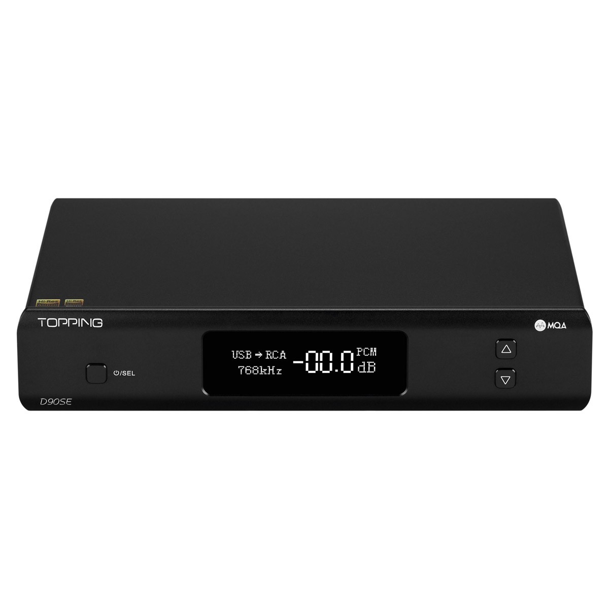 TOPPING D90SE Balanced DAC ES9038Pro 32bit 768kHz DSD512 MQA Black