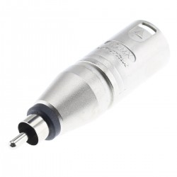 NEUTRIK NA2MPMM Adaptateur XLR Mâle vers RCA Mâle