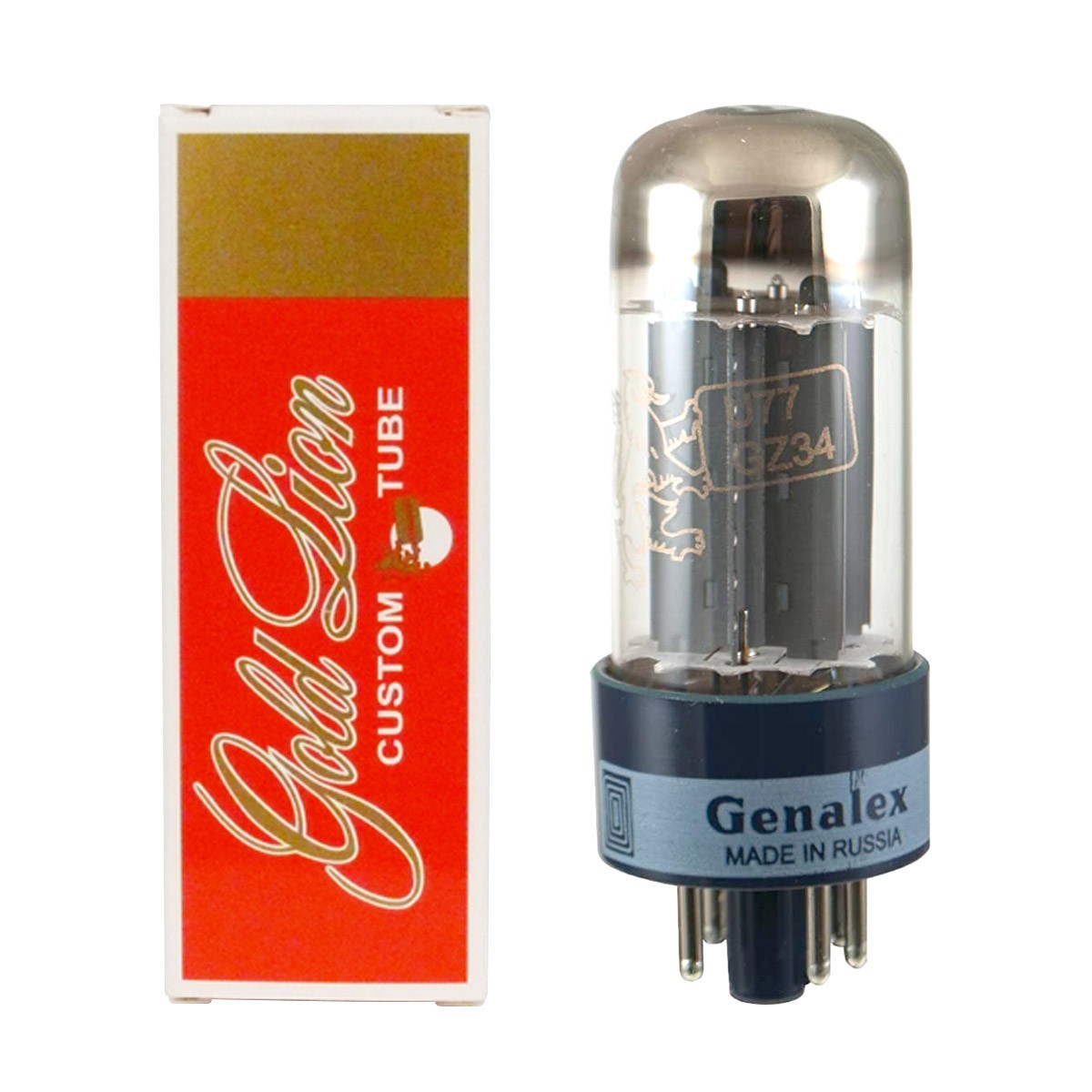 GENALEX GOLD LION Tube Rectifier GZ34 / U77 / 5AR4