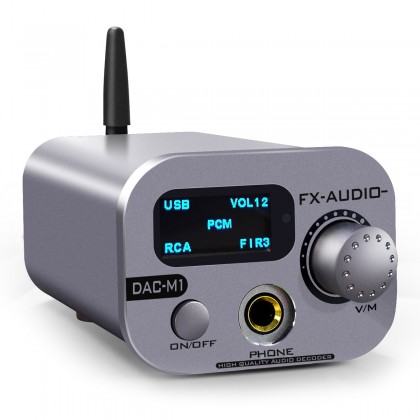 FX-AUDIO DAC-M1 DAC ES909038Q2M XMOS 32bit 768kHz DS512 Gray