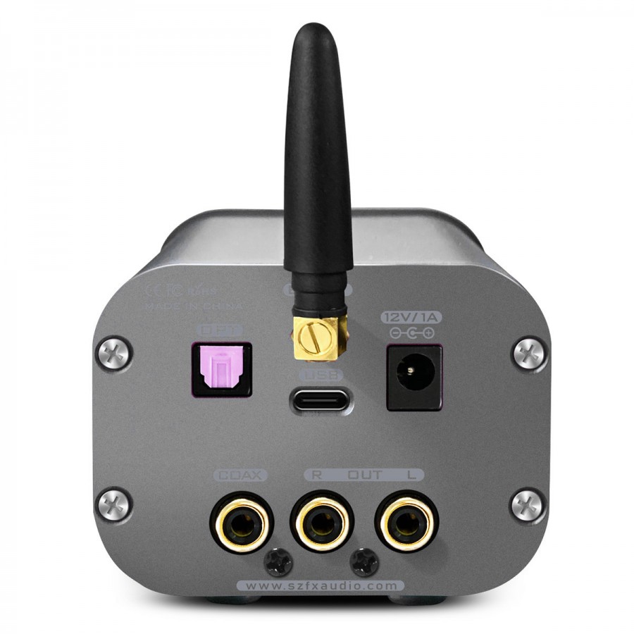 FX-AUDIO DAC-M1 Decoder Bluetooth 5.0 APTX ESS9038Q2M 32Bit 768kHz DSD512  USB DAC Headphone Amplifier with Remote
