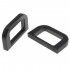 HIFI 2000 Aluminum 2U Handles Black (Pair)