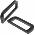 HIFI 2000 Aluminum 3U Handles Black (Pair)