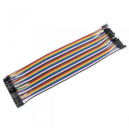 Jumpers GPIO femelle/femelle 2.54 vers 2mm pour (x40)