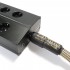 ARMATURE ELECTRA F6 V2 Filtered Power Distributor 6 Sockets Aluminium Black