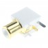 RCA Plugs Gold Plated for PCB (La paire) Plastic