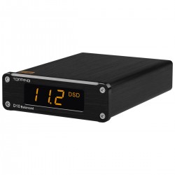 TOPPING D10 BALANCED DAC USB Symétrique ES9038Q2M XMOS XU208 32bit 384kHz DSD256 Noir