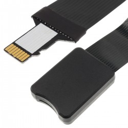 ADT-LINK Rallonge Micro SD Mâle vers Micro SD Femelle Blindé 15cm