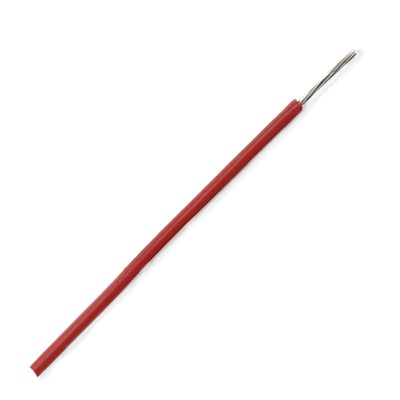 Multistrand wiring cable 0.2mm² PVC Red