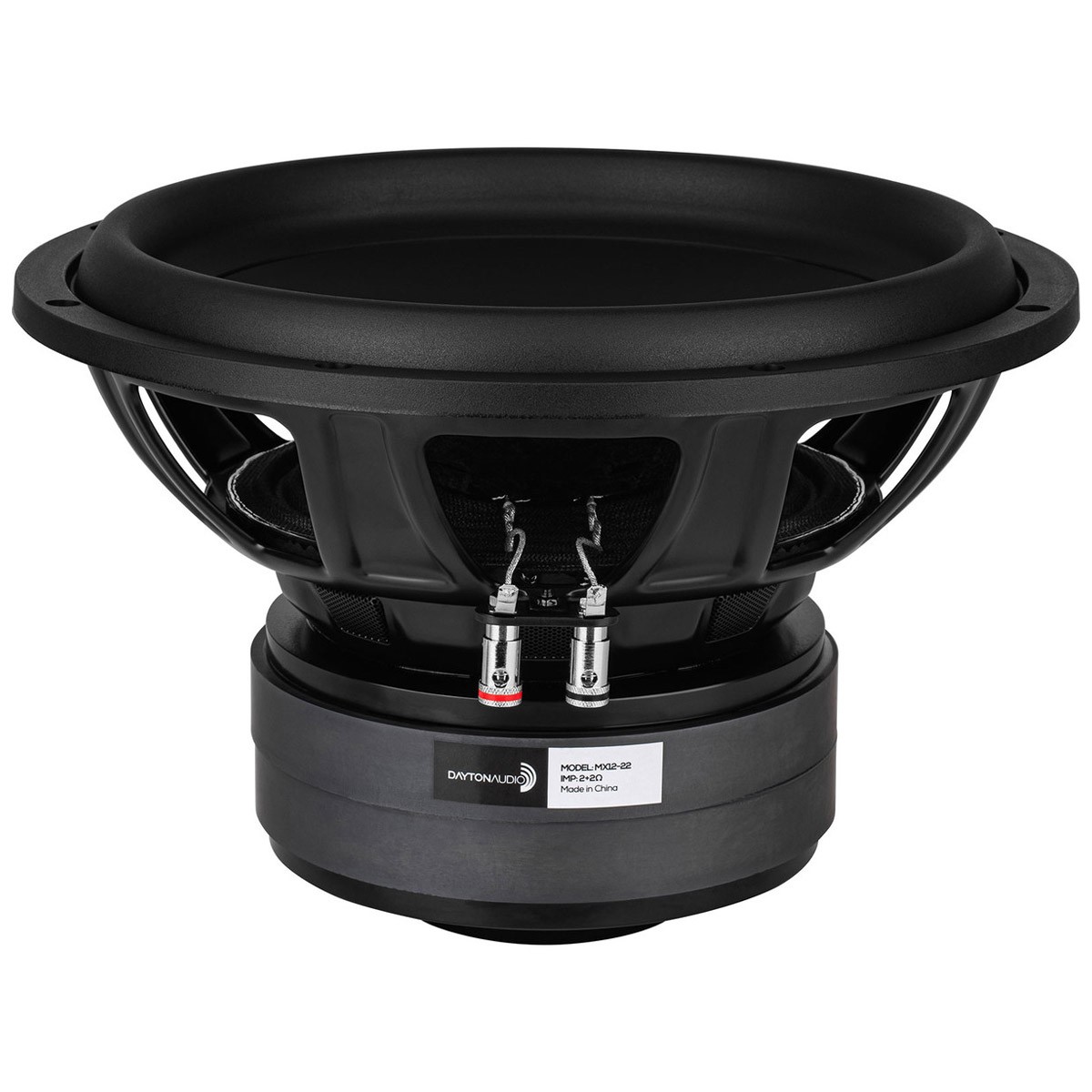 DAYTON AUDIO MX12-22 Haut-Parleur Subwoofer 600W 4 Ohm 89dB 23Hz-450Hz Ø30.5cm