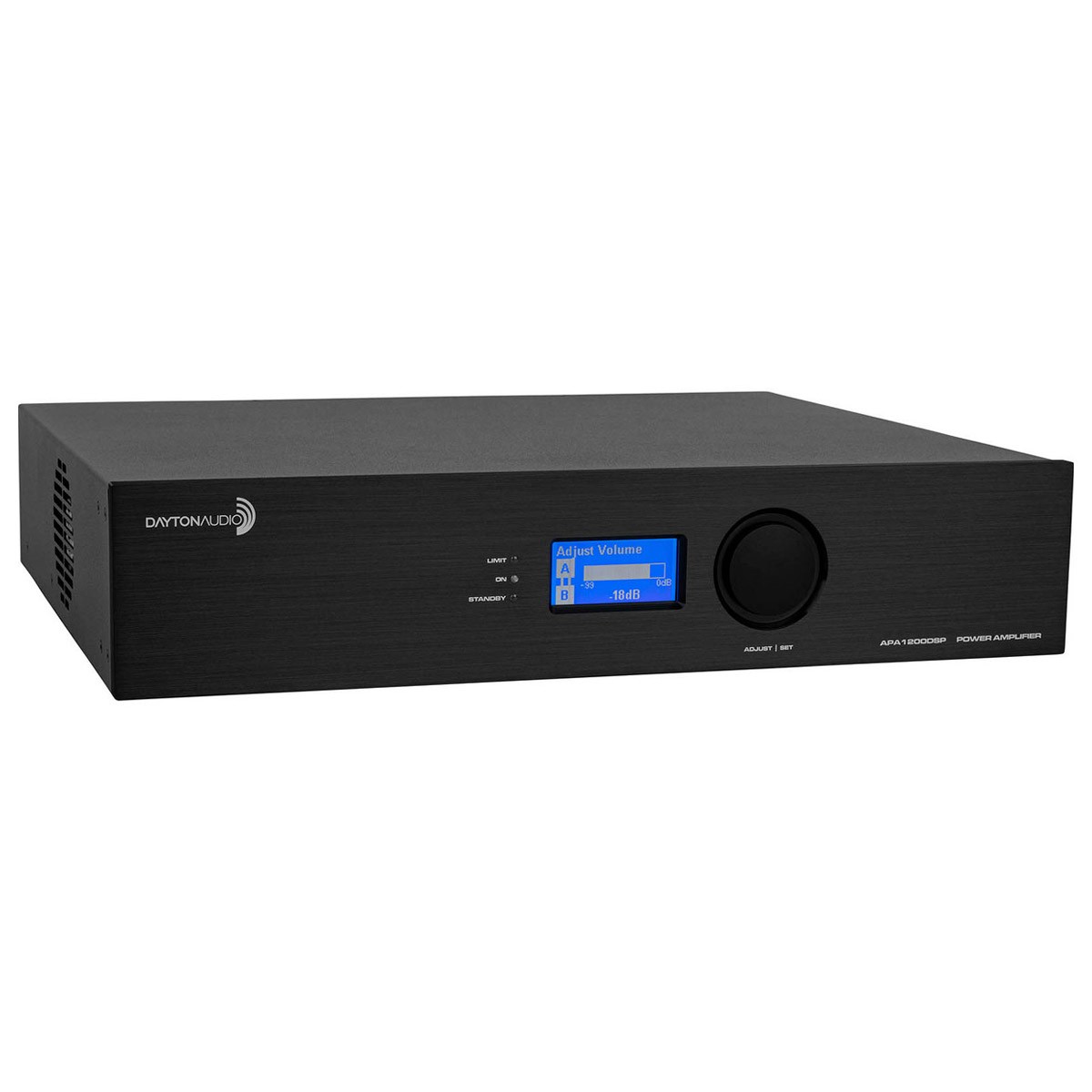 DAYTON AUDIO APA1200DSP Class D Amplifier with Integrated DSP 2x560W / 1x 1150W