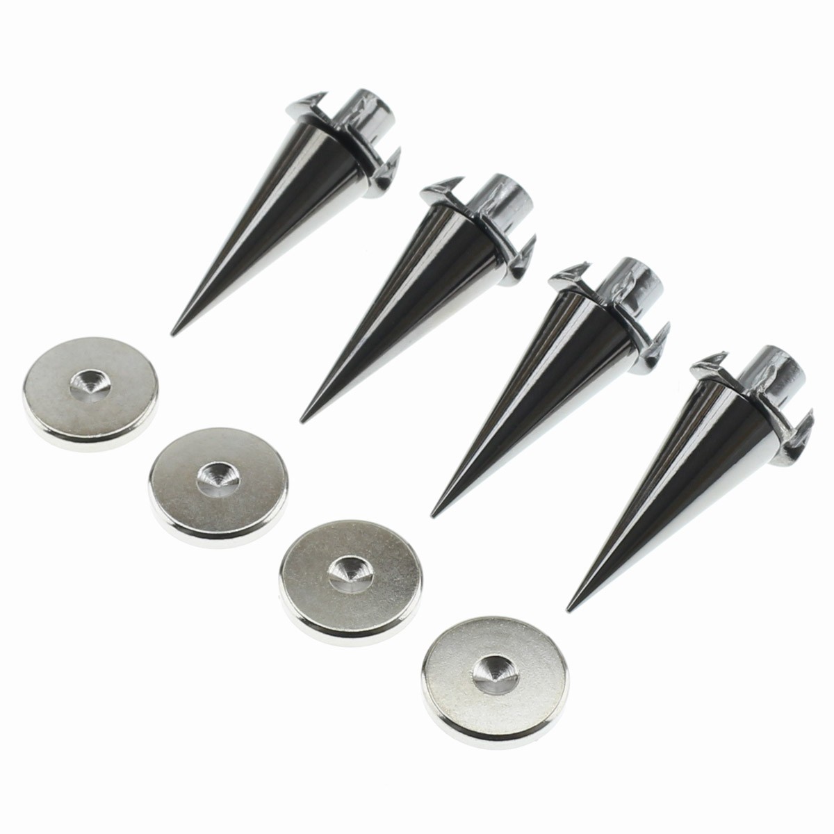 MONACOR SPS-35 Spikes Chrome Gray (Set x4)