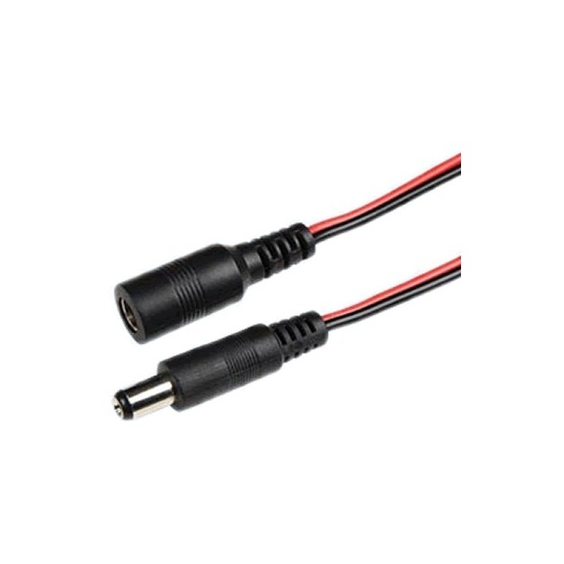 1636-01 Plug DC Alimentation Femelle 2.35 mm 0.7 mm avec passe-fils pour câble 163601 Lumberg