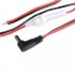 Power cable DC Jack angled 5.5 / 2.1mm 2m with Fuse