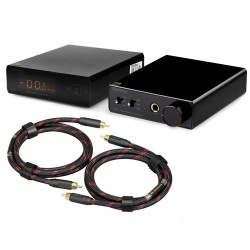 Pack Topping E30 AK4493 DAC + Topping L30 Headphone Amplifier + Topping TCR2 RCA Cables