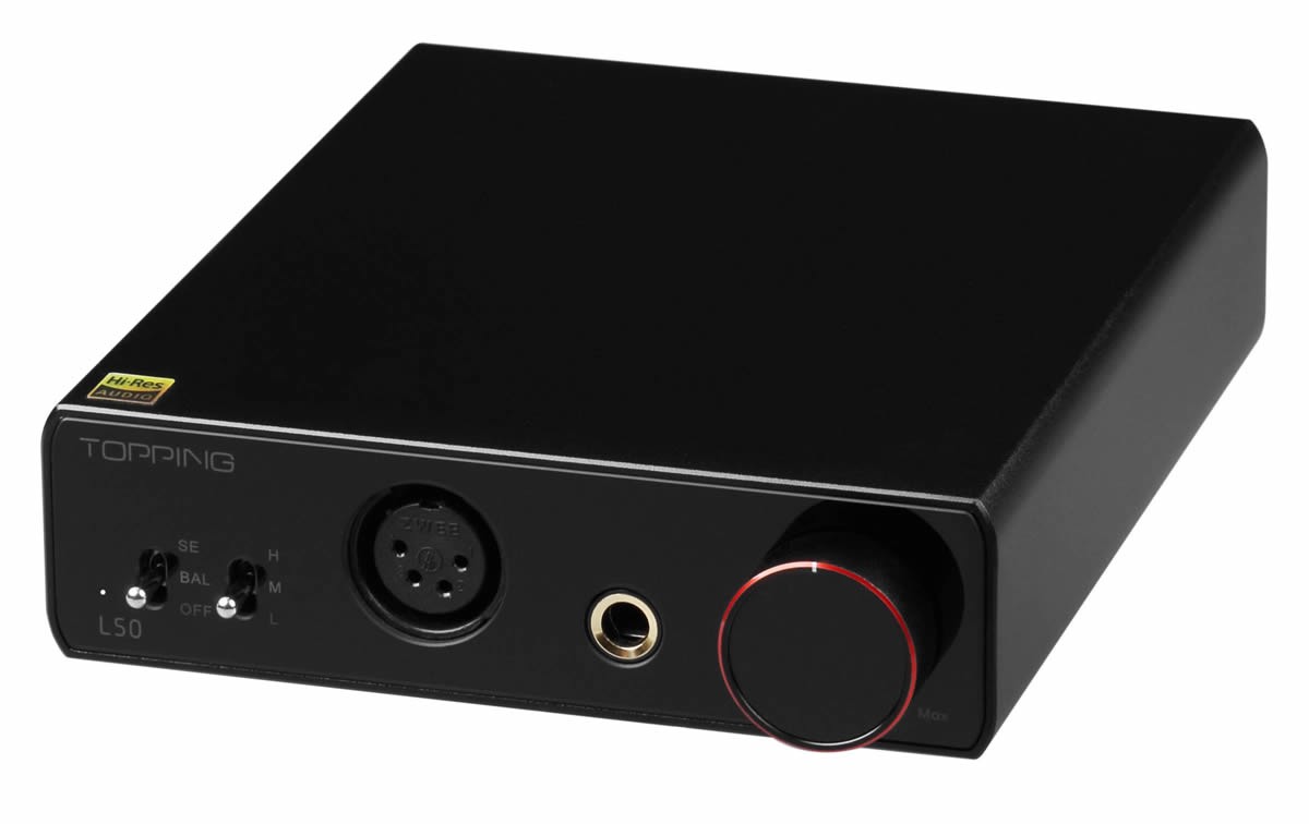 TOPPING L50 Balanced Headphone Amplifier NFCA Black