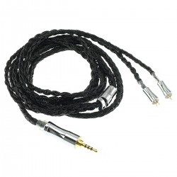 KBEAR Headphone Cable Jack 2.5mm to CIEM 0.78mm Balanced Silver Plated OFC Copper 1.2m