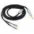 KBEAR Headphone Cable Jack 2.5mm to MMCX Balanced Silver Plated OFC Copper 1.2m