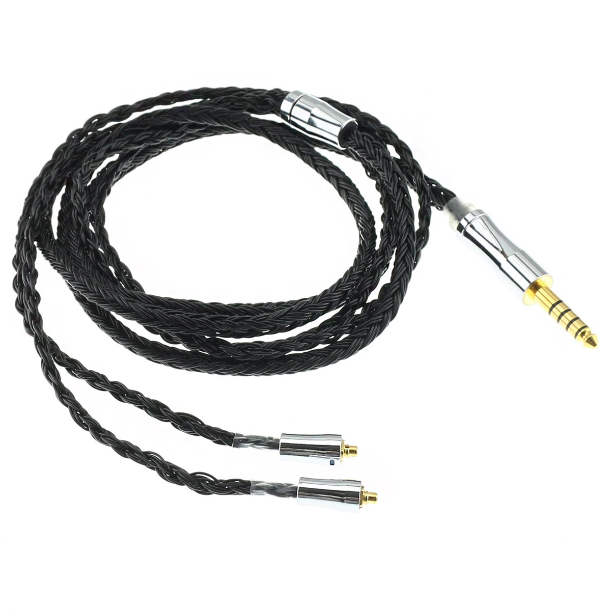 KBEAR Câble Casque Jack 4.4mm vers MMCX Symétrique Cuivre OFC Plaqué Argent 1.2m