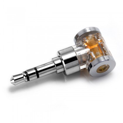 DD DJ35AR Adaptateur Jack 2.5mm Femelle vers Jack 3.5mm Mâle Cuivre Plaqué Rhodium