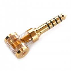DD DJ344G Adapter Female Jack 2.5mm to Male Jack 4.4mm Gold Plated