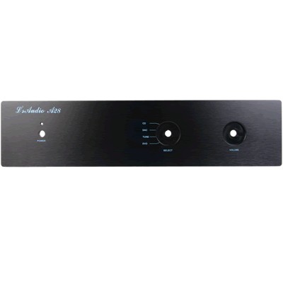 Lite Audio Pre A28 Black Boitier pour Amplificateur et Sélécteur