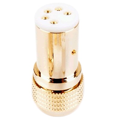 1877PHONO TAD-1G DIN Female socket 5 pin glod plated 24K