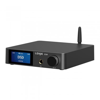 LOXJIE D30 V2 DAC ES9068AS Headphone Amplifier XMOS Bluetooth 5.0 MQA 32bit 768kHz DSD512