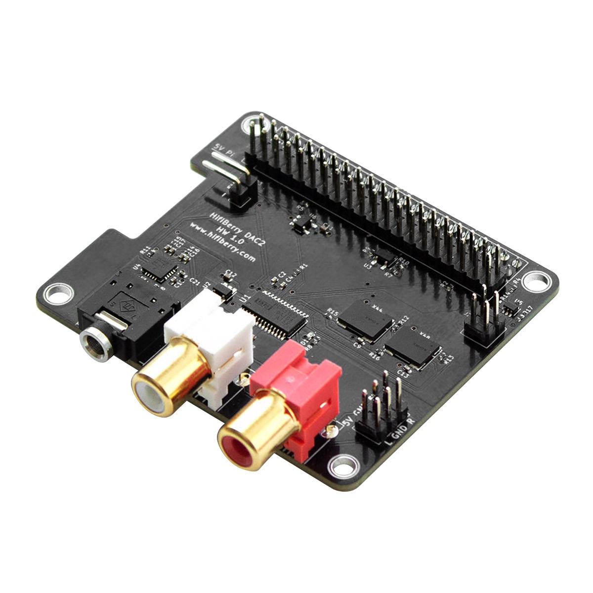 HIFI DAC Audio Sound Card Module I2S interface fr Raspberry Pi 2 B PCM5122 