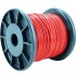ELECAUDIO FC110T Fil de Câblage Cuivre FEP 1mm² (Rouge)