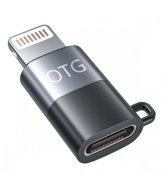 HIDIZS LT03 Male Lightning to Female USBC Adapter Gold Plated