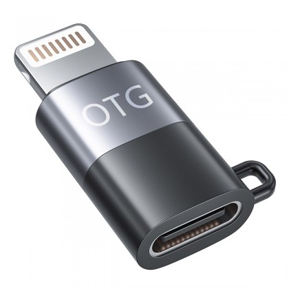 HIDIZS LT03 Adaptateur Lightning Mâle vers USB-C Femelle Plaqué Or