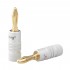 VIBORG Fiches Banane Plaqué Or 24k Ø4.5mm (La paire)