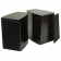 JANTZEN AUDIO OBU025 Ebenisterie Enceinte "Black" (La paire)
