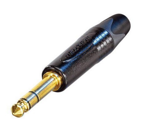 NEUTRIK NP3X-B Jack 6.35mm stereo Gold plated Ø7mm (Unit)