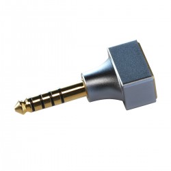 Adaptateur jack3.5mm mâle / jack 3.5mm femelle - Adaptateur jack 3.5mm m  coudé à 90°/f - or - 10cm - Ref 1521 - Cordons et adaptateurs