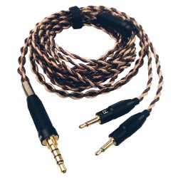 SIVGA Headphone Cable Balanced Jack 3.5mm to 2x Jack 2.5mm Mono 6N OCC Copper 1.8m