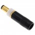 ELECAUDIO DCT-2.1G Male Jack DC 5.5/2.1mm Connector Tellurium Copper Gold Plated 3µ