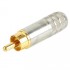 Switchcraft 3502AAU RCA Plug Nickel / Gold Plated Ø7.2mm (Unité)