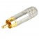 Switchcraft 3502AAU Connecteur RCA Nickel/Gold (unité) Ø 7.2mm