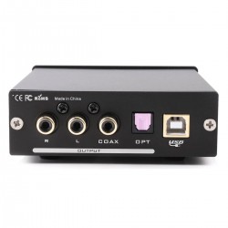 FX-AUDIO DAC-SQ3 DAC USB ES9038Q2M XMOS U208 32bit 384kHz DSD256 Noir