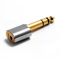 DD DJ65A Adapter Male Jack 6.35mm to Female Jack 3.5mm Gold Plated