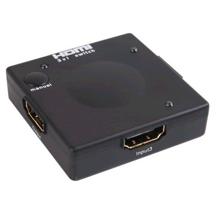 Mini Switch HDMI 3 vers 1 automatique et manuel