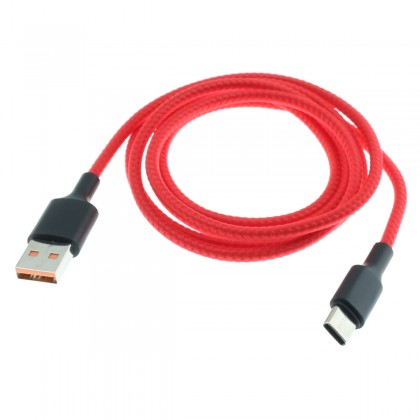 Câble USB-A Mâle vers USB-C Mâle Rouge 1m